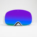 Ultra White/ Blue-Green double lens | Skibril- Snowboard Bril