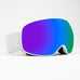 Ultra White/ Blue-Green double lens | Skibril- Snowboard Bril